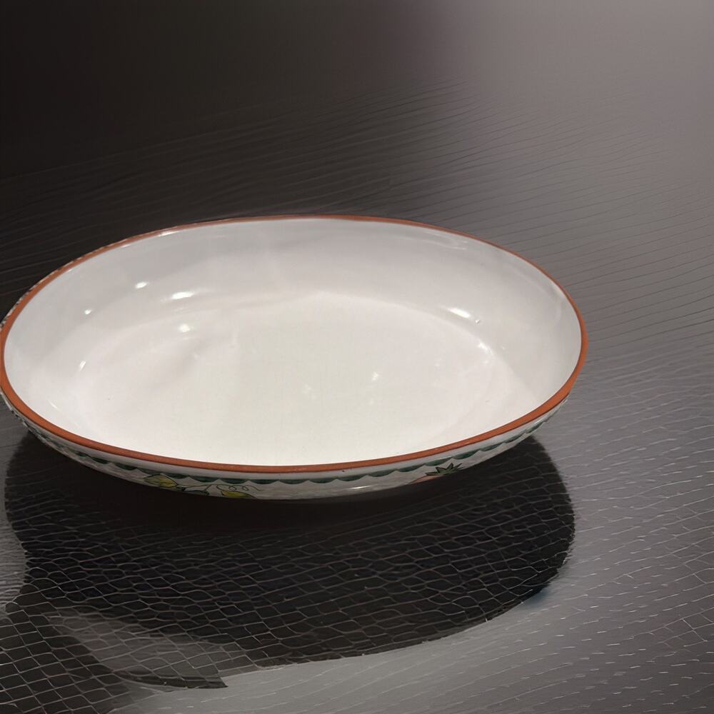 Vtg Boston Warehouse Southwest Large Oval Serving Plate Terracotta
